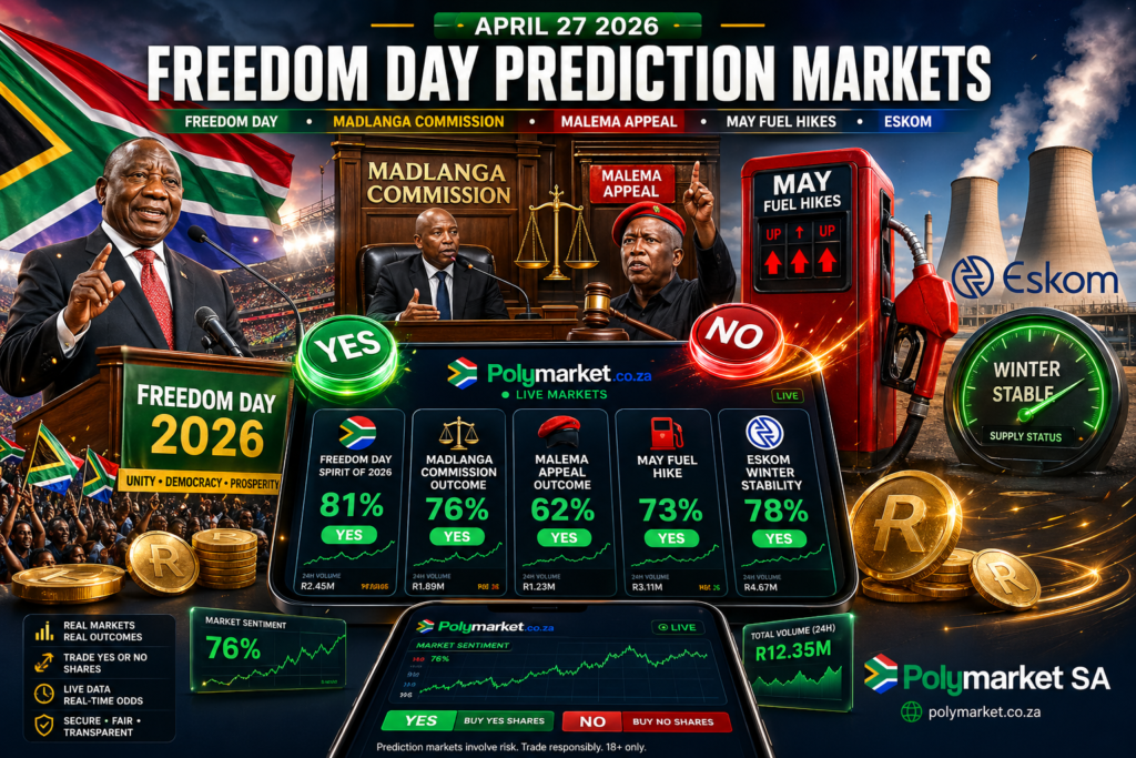 April 27, 2026 South Africa Prediction Markets