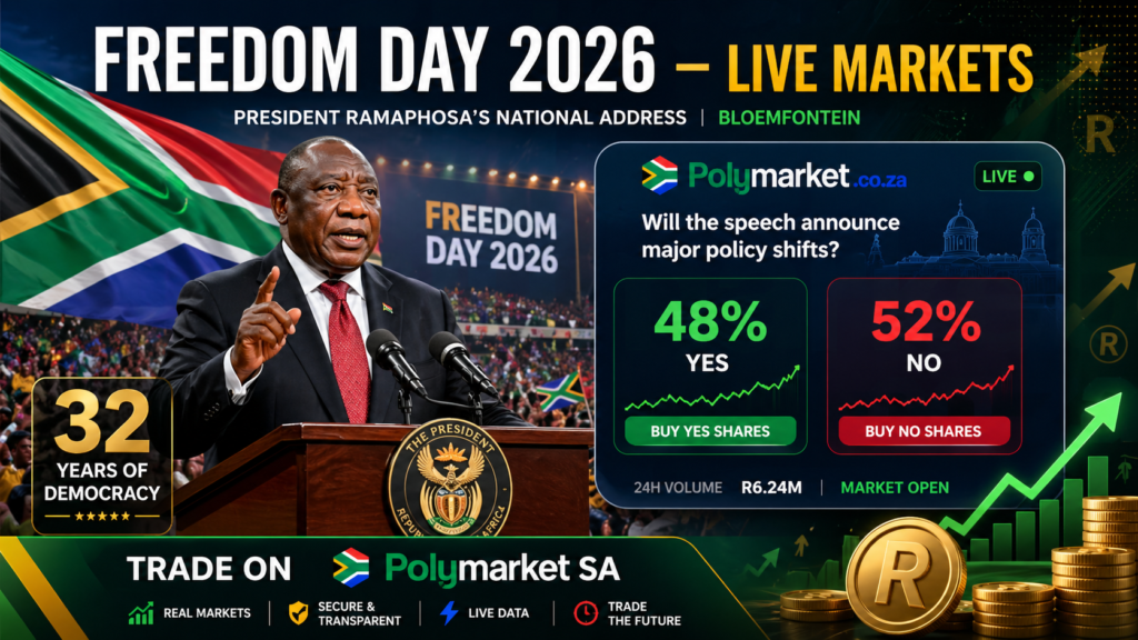 April 27, 2026 South Africa Prediction Markets